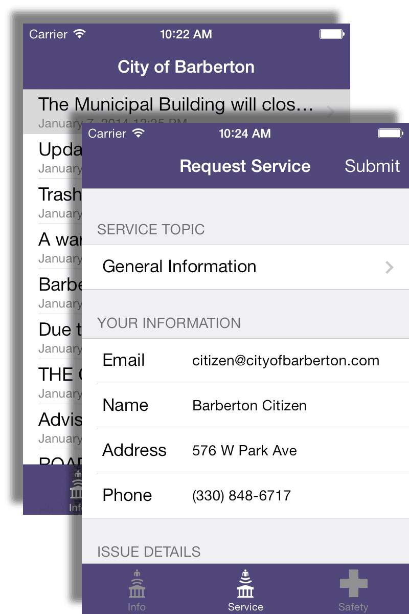 Statue in memorial of O.C Barber 