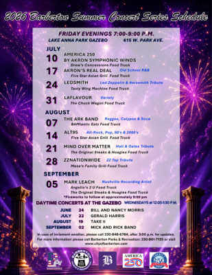 Friday Summer Concert Series- The Ark Band